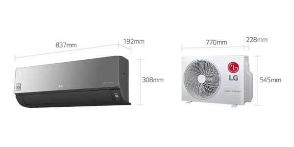 LG Split Airco - AC12BK - Afbeelding 2