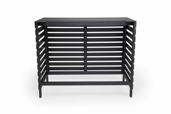 Airco-Cover Floli Kunststof Houtlook ZWART - Afbeelding 4