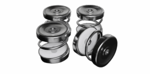 Universeel metalen trillingsdemper set - M8 35-60kg