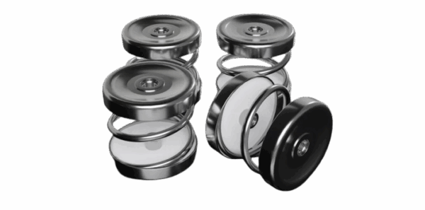 Universeel metalen trillingsdemper set - M8 35-60kg