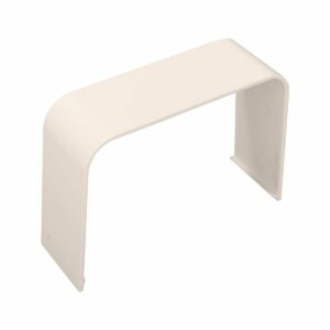 Verbindingsconnector Crèmewit 80x60 mm voor airco montagekanaal DOOS met 30 stuks