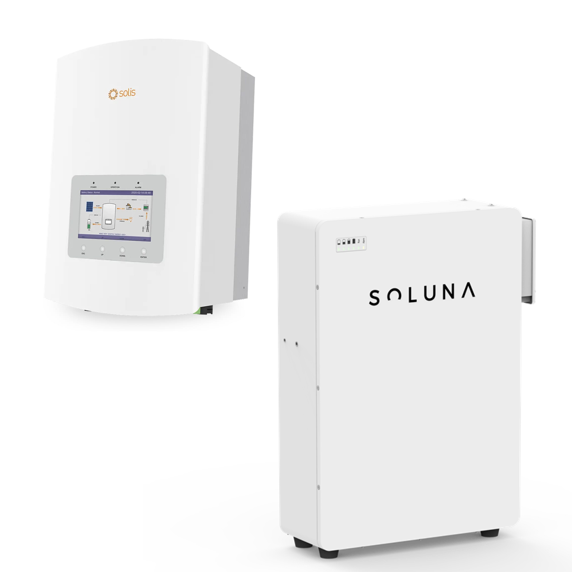 Soluna thuisbatterij pakket 51,2V 5 kW/h (batterij + omvormer )