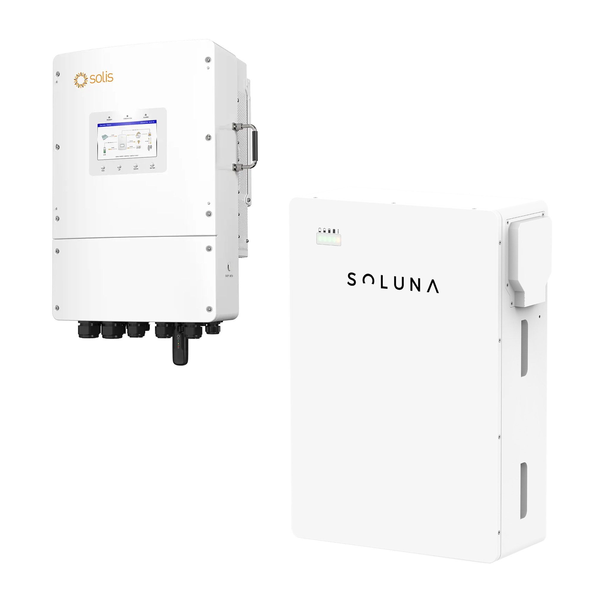 Soluna thuisbatterij pakket 51,2V 16 kW/h (batterij + omvormer )