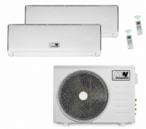 MW-Power Duo-Split Wand Airco 9000+12000